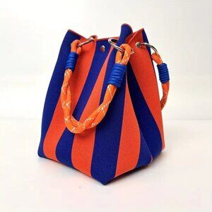 NWT - Vibrant Vintage-Inspired Bucket Tote (SKU #0483)